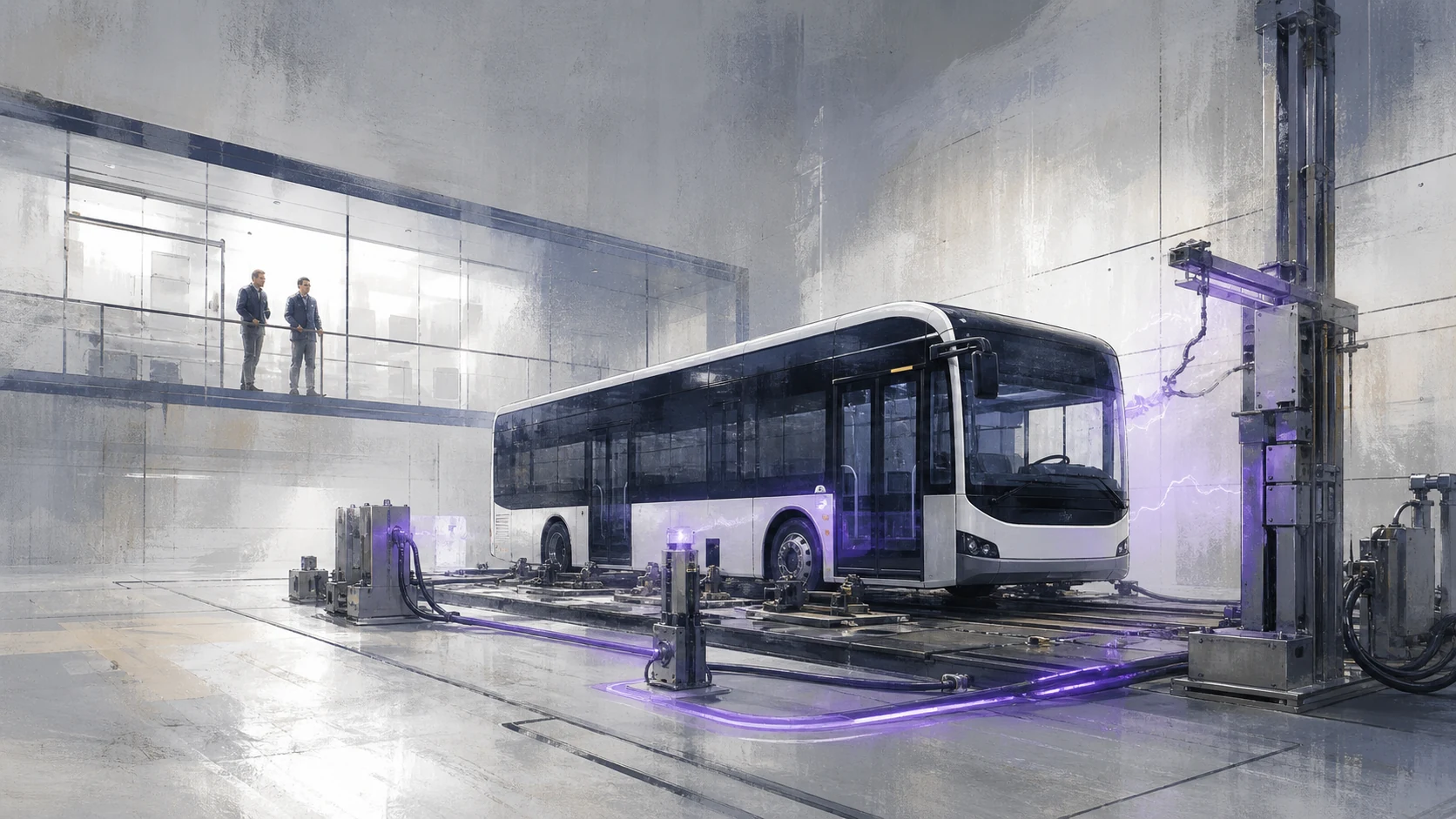 Homologación y ensayo de seguridad de alta tensión para la conversión de un autobús eléctrico