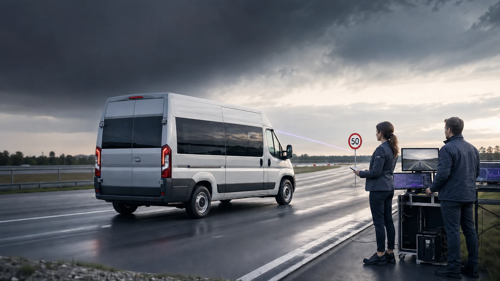 ISA-Verkehrszeichenerkennung bei einem M2 Opel Movano Umbau nach GSR II